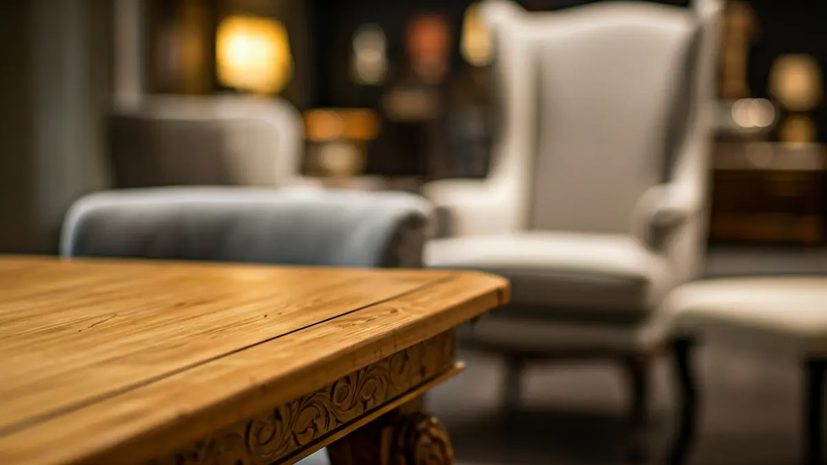 Imagen genérica de mobiliario de alta gama en un entorno sofisticado, destacando la artesanía y el diseño.