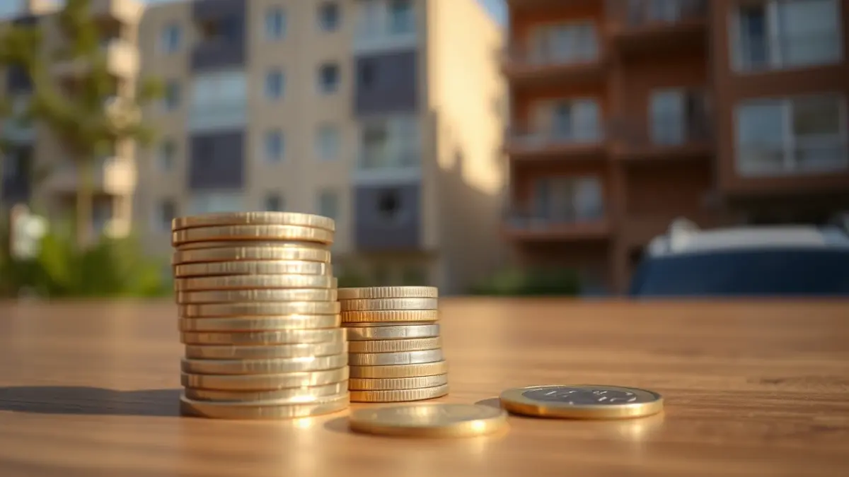 Imagen genérica de monedas de euro, simbolizando el aumento de los precios de la vivienda.