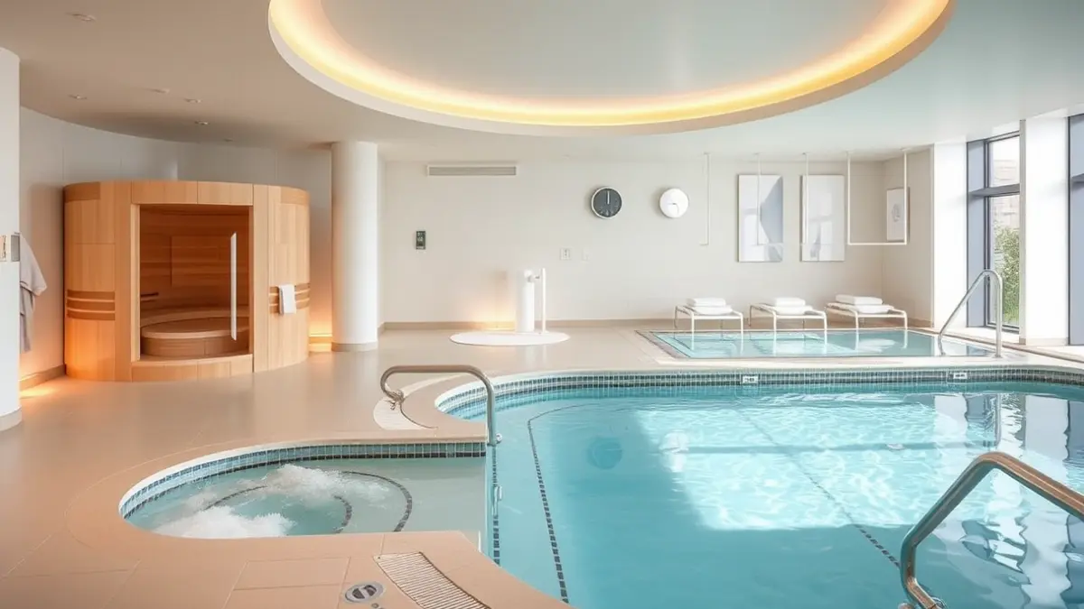 Imagen de las nuevas instalaciones del balneario de Montanejos, con cabina de sal y jacuzzis.