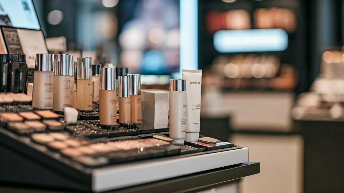 Generic image of beauty products in a store.
