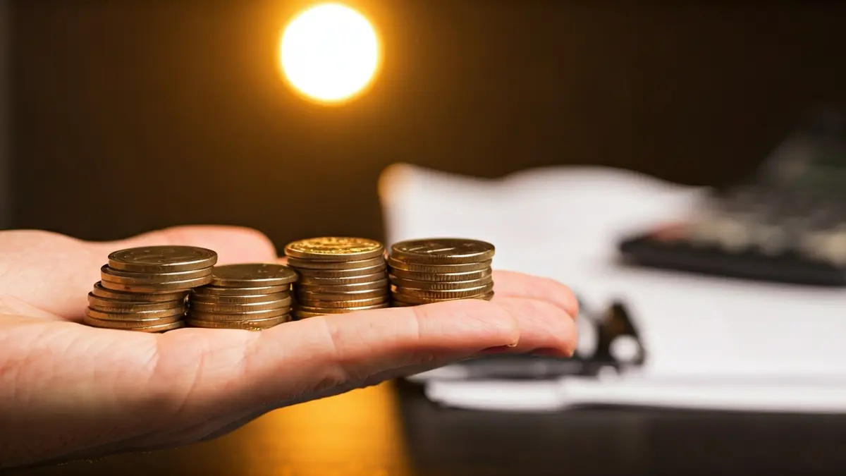 Imagen genérica de monedas de euro y documentos, simbolizando ayudas económicas.