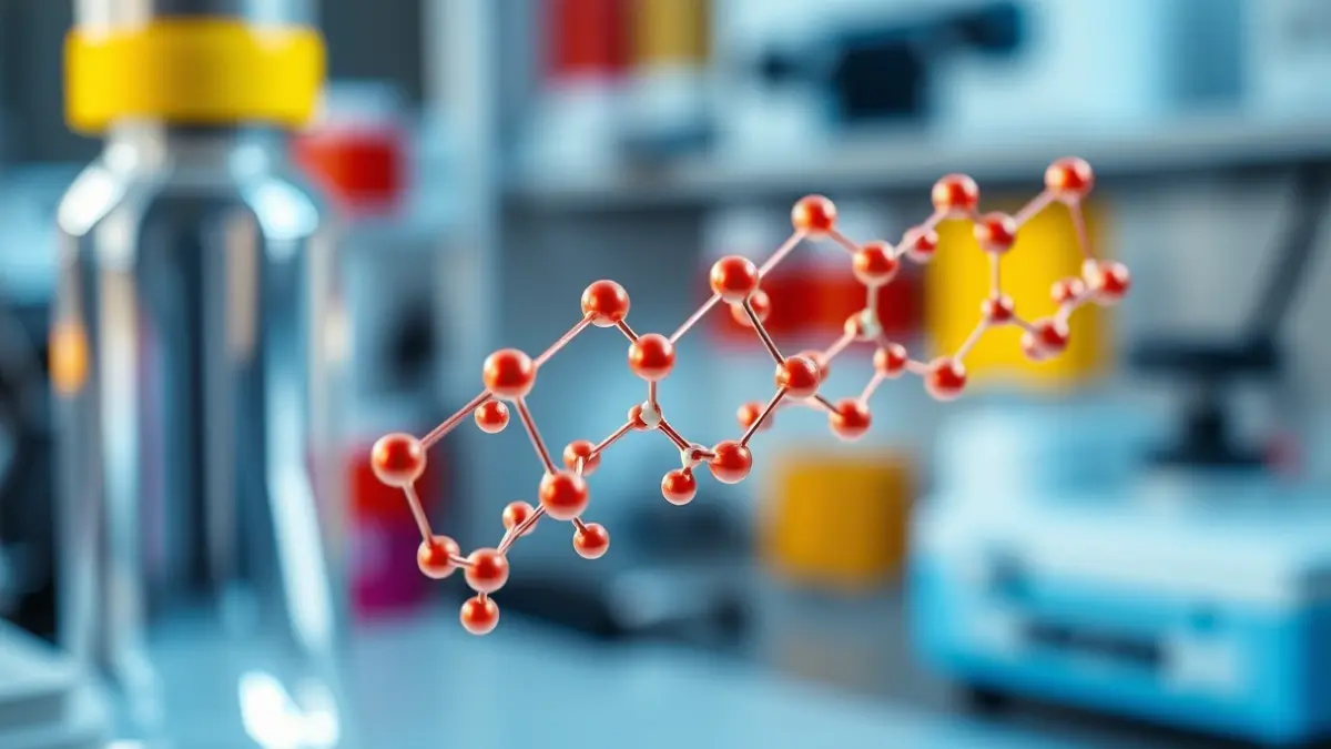Imagen de una estructura molecular con nanorribones de grafeno, representando la nanotecnología.