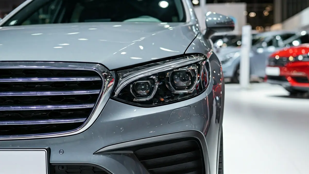 Imagen genérica de un SUV moderno en un concesionario.