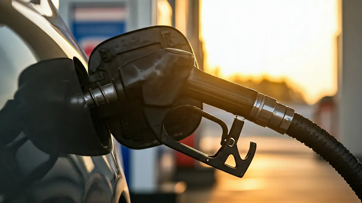 Imagen genérica de una manguera de gasolina en un surtidor.