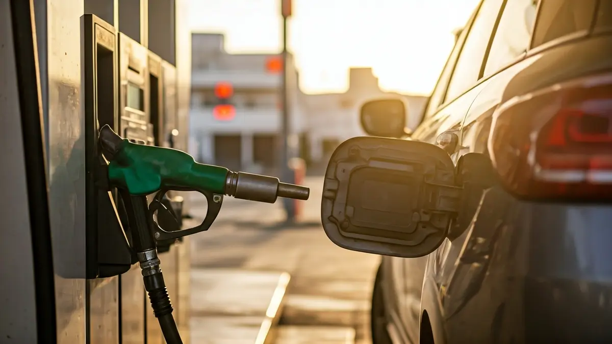 Imagen genérica de una manguera de gasolina en un surtidor.
