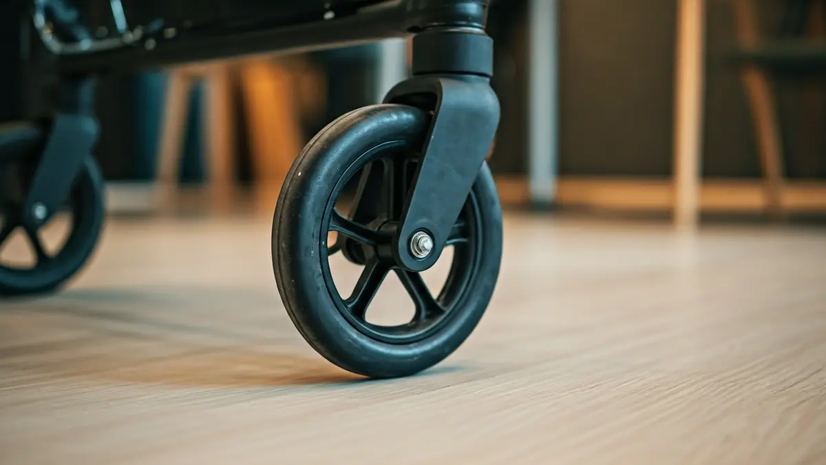 Imagen de un andador-carrito de diseño moderno.