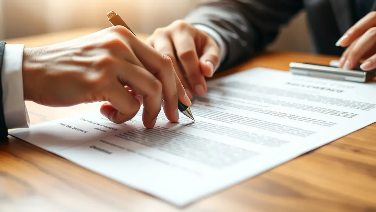 Generic image of hands negotiating over a document, symbolizing labor agreement discussions.