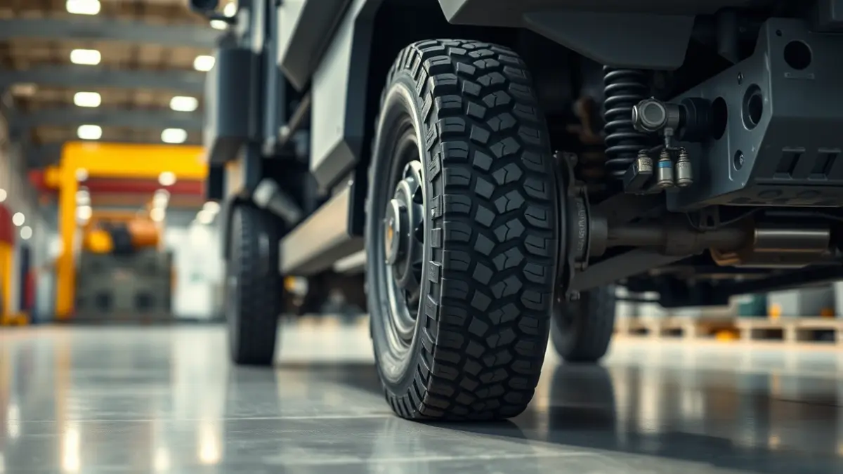 Imagen de un vehículo blindado Vamtac, fabricado por Urovesa en Valga.