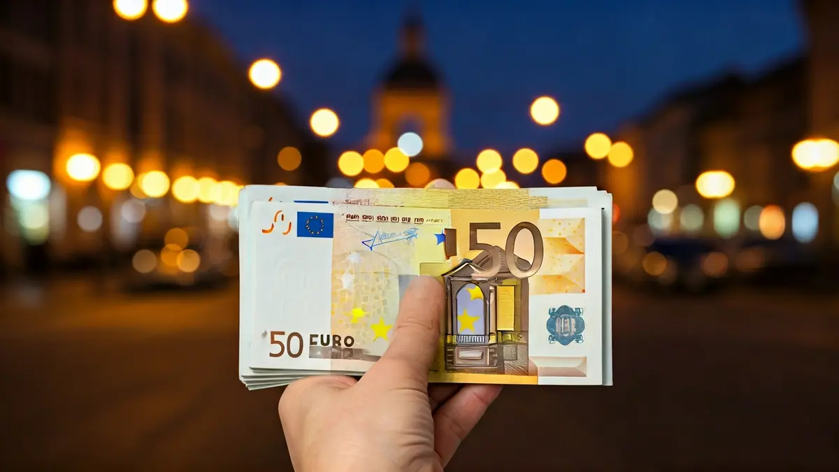 Imagen genérica de dinero en euros, representando el impacto económico del turismo.