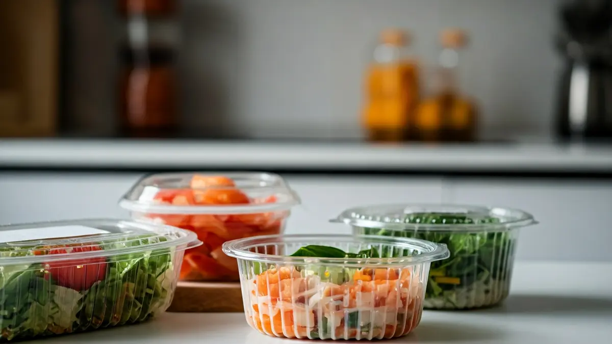 Imagen genérica de menús semanales preparados para entrega en oficinas.