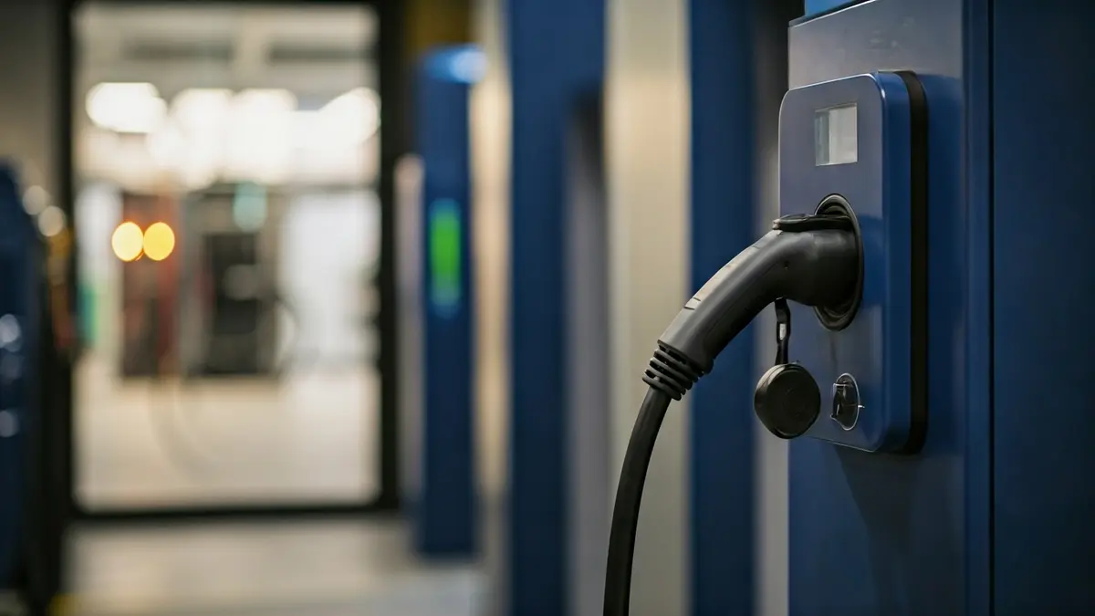 Generic image of an electric vehicle charging point.