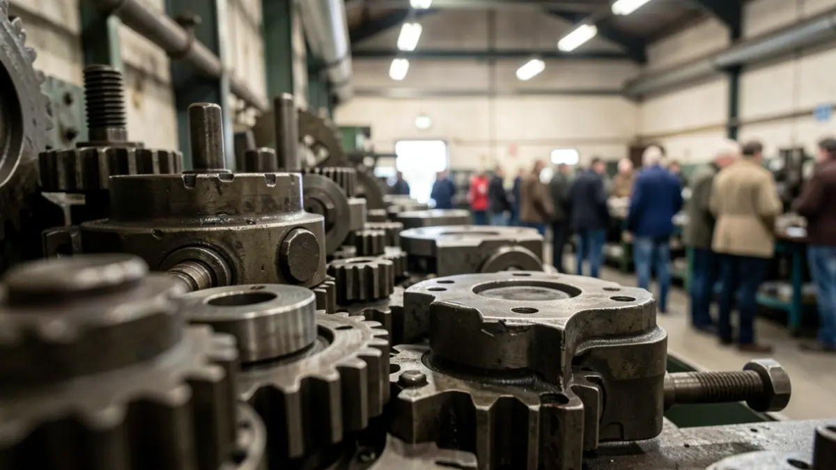 Imagen genérica de maquinaria industrial en un taller.