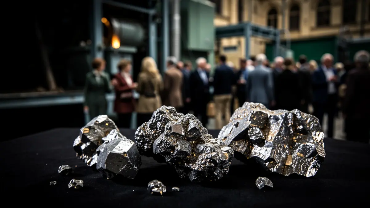 Primera imagen de muestra de mineral de wolframio.