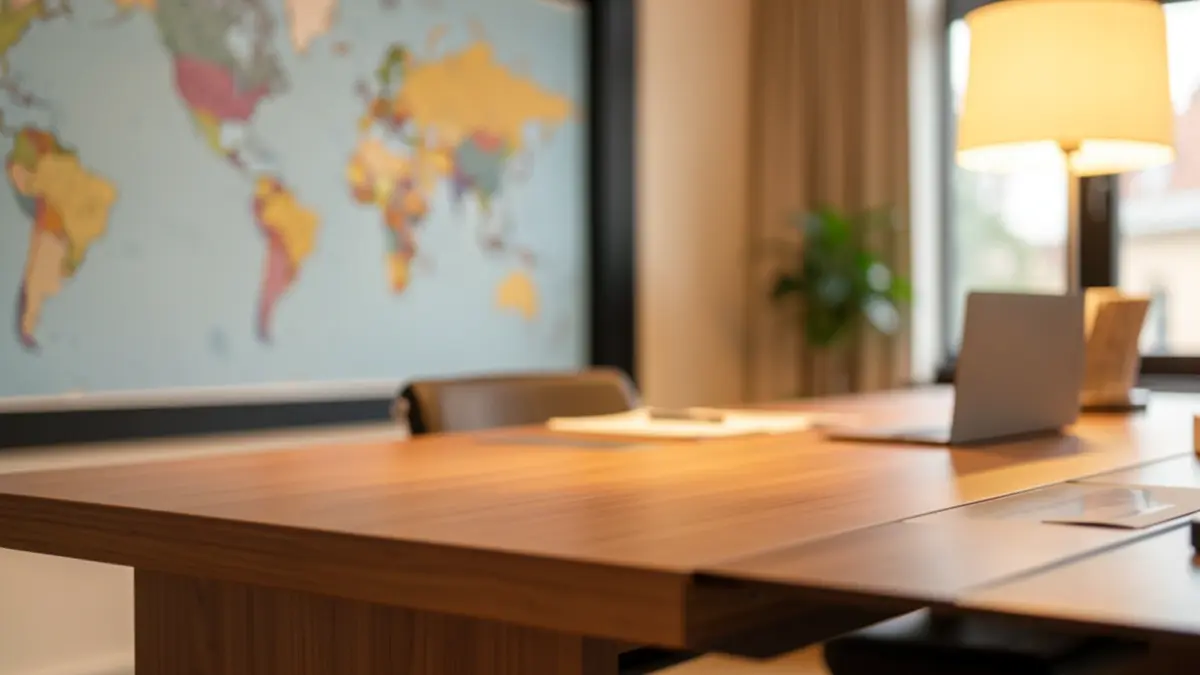 Imagen genérica de oficina y negocios internacionales.