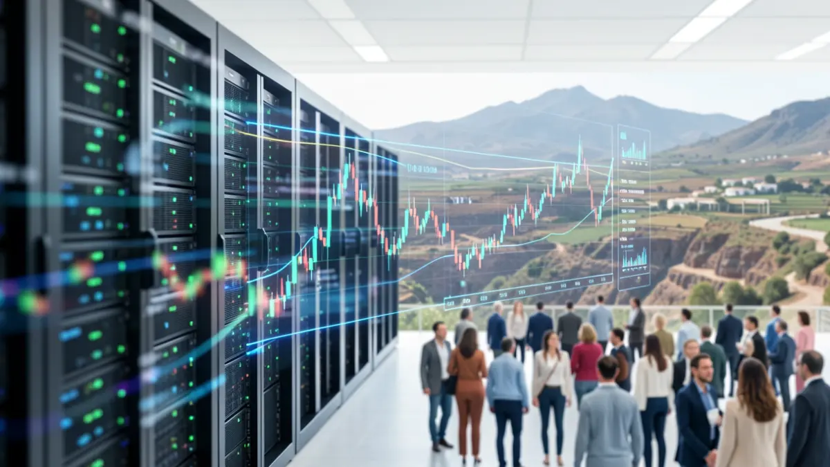 Imagen genérica de infraestructura digital y finanzas.