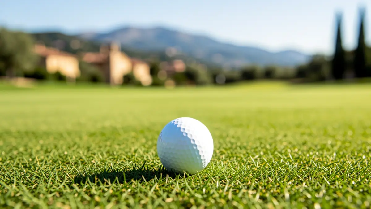Generic image of a golf ball on the grass.
