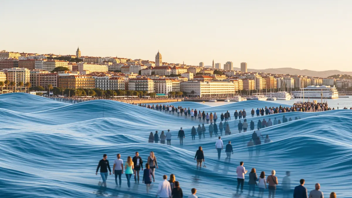 Generic image of the blue economy in Barcelona.