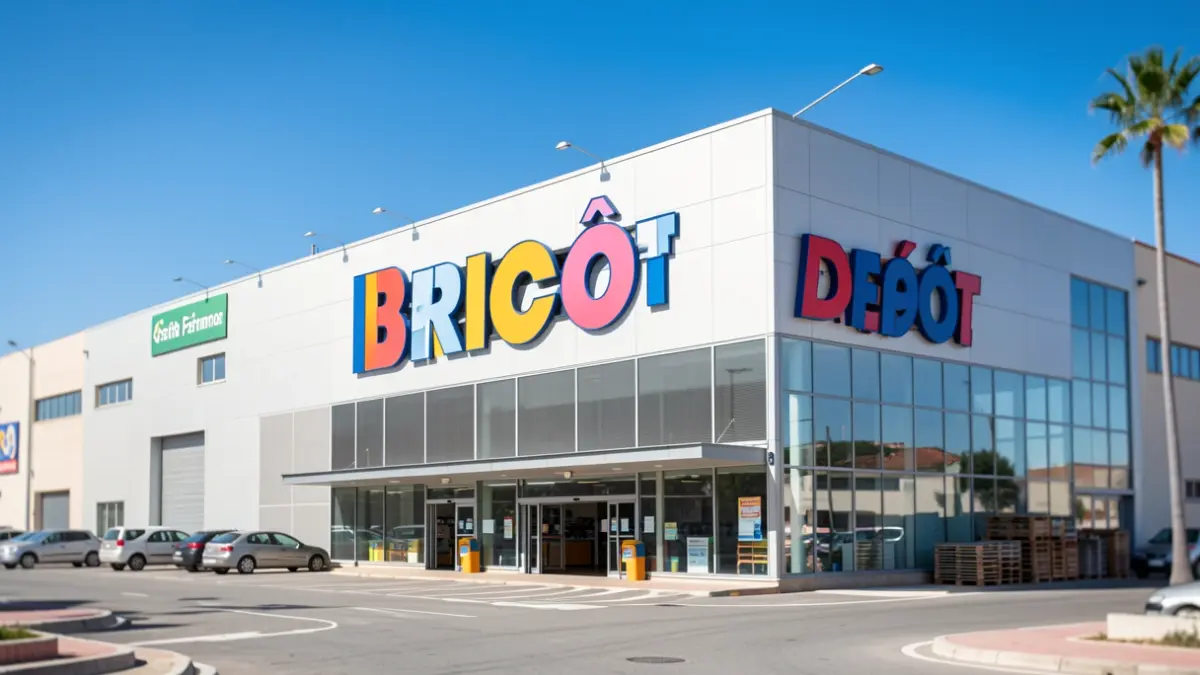 Facade of the new Brico Depôt store in San Fernando.