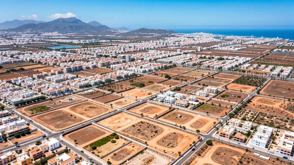 Imagen genérica de suelo urbano con potencial para construcción de viviendas en Canarias.