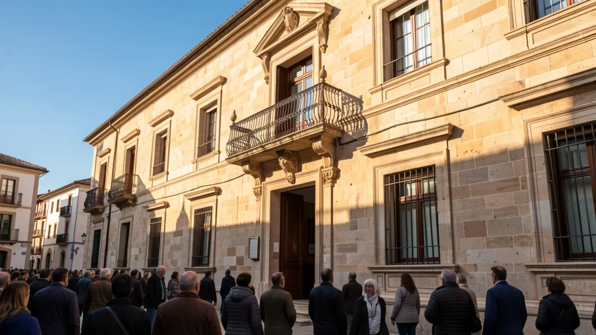 Ayuntamiento de Collado Villalba durante una tarde soleada.
