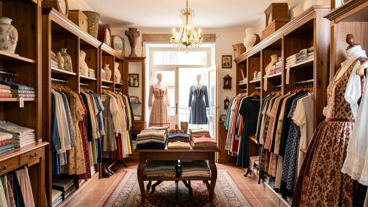 Imagen genérica de una tienda de ropa clásica en Arucas.