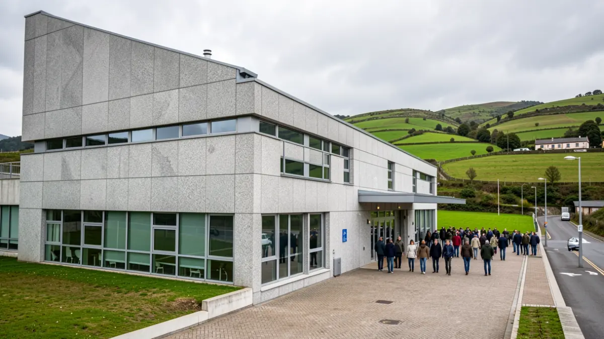 Imagen genérica de un edificio de laboratorio biotecnológico en Galicia.