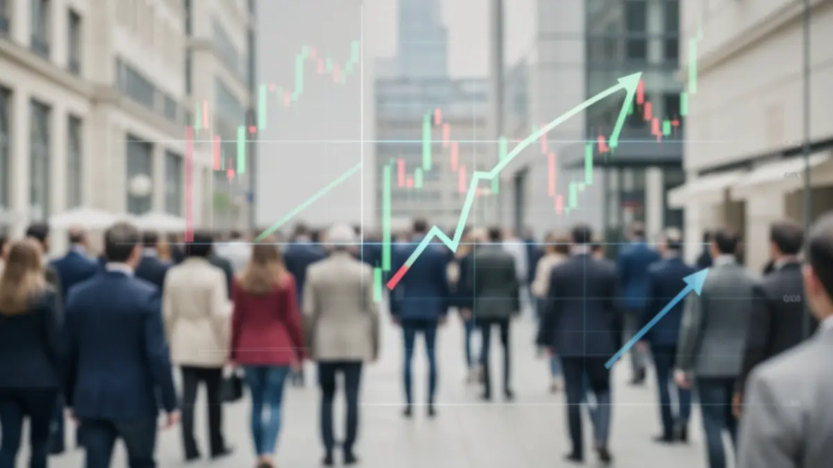 Generic image of financial movement and stock sale.