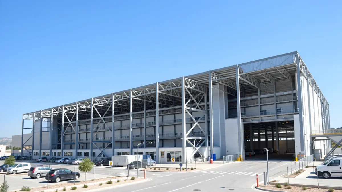 Image of the industrial facilities of the automotive plant in the Valencian Community.