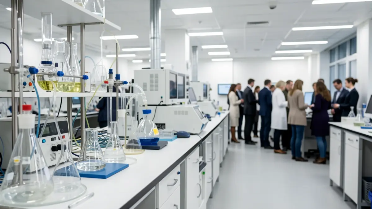 Generic image of a modern scientific laboratory with advanced equipment.