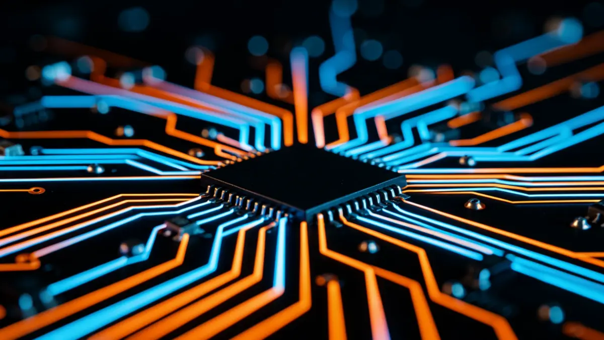 Imagen genérica de circuitos digitales y tecnología.