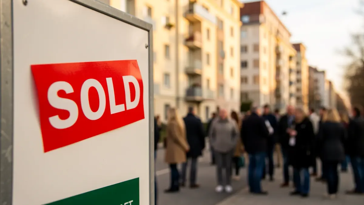 Generic image of a real estate sign with a 'SOLD' sticker.