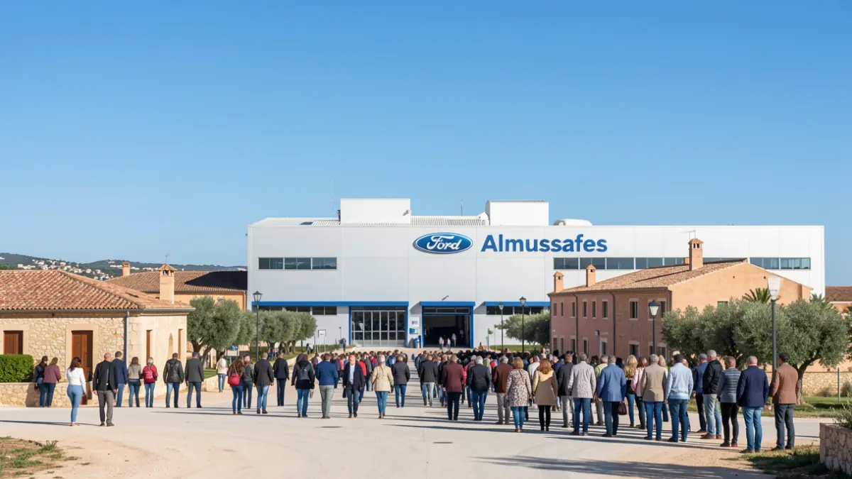 Imagen genérica de la fábrica de Ford en Almussafes.