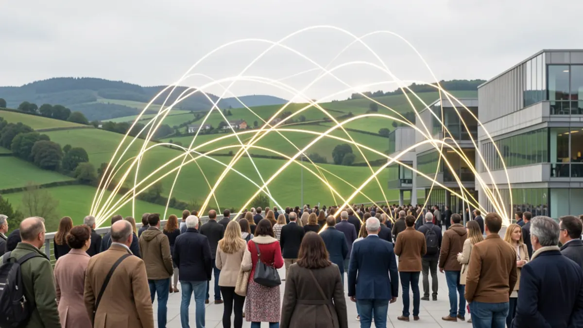 Imagen genérica: Un diseño abstracto que representa el emprendimiento y la innovación en el País Vasco.