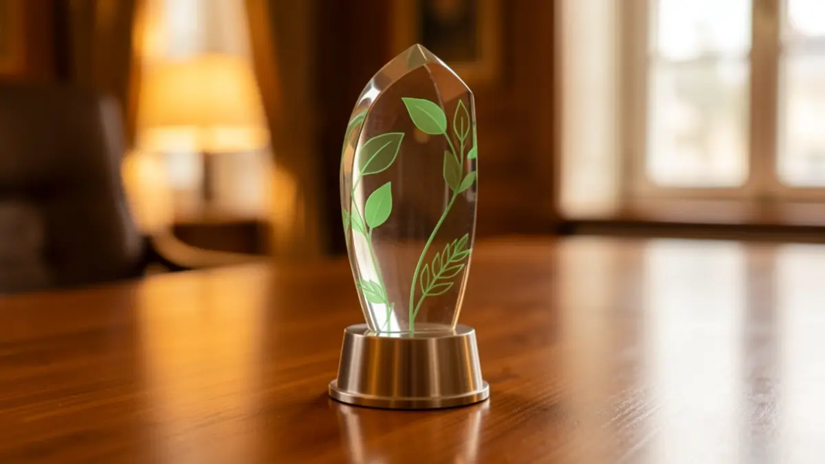 Generic image of a sustainability award.