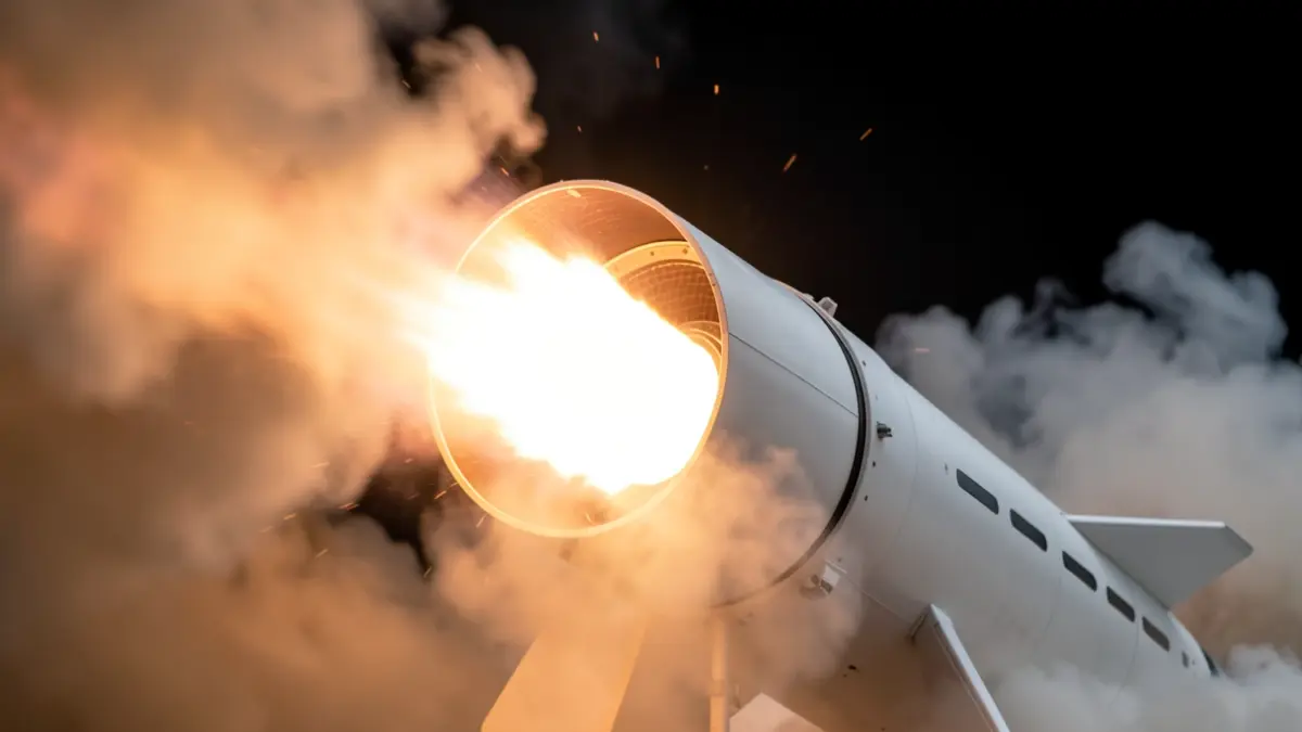 Generic image of a rocket engine ignition.