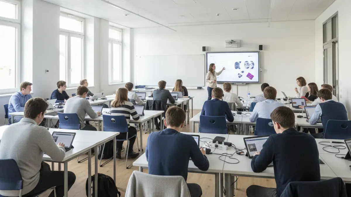 Generic image of students participating in a digital security workshop.