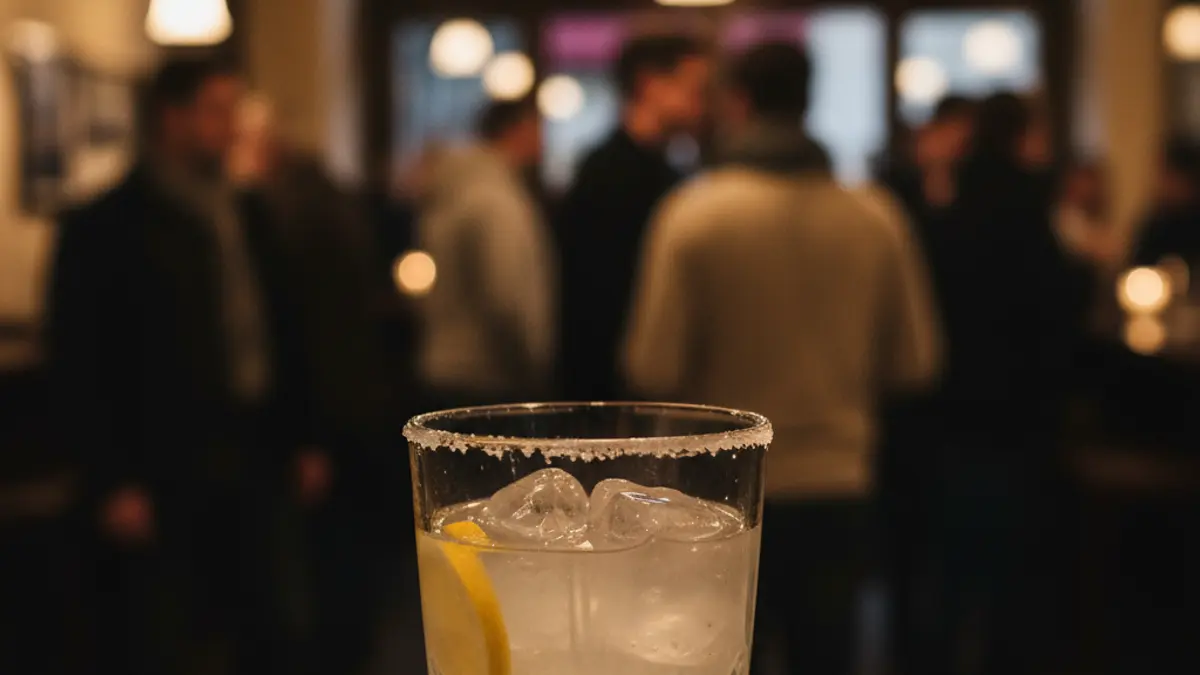 Generic image of a cocktail on a bar counter, representing the hospitality sector.