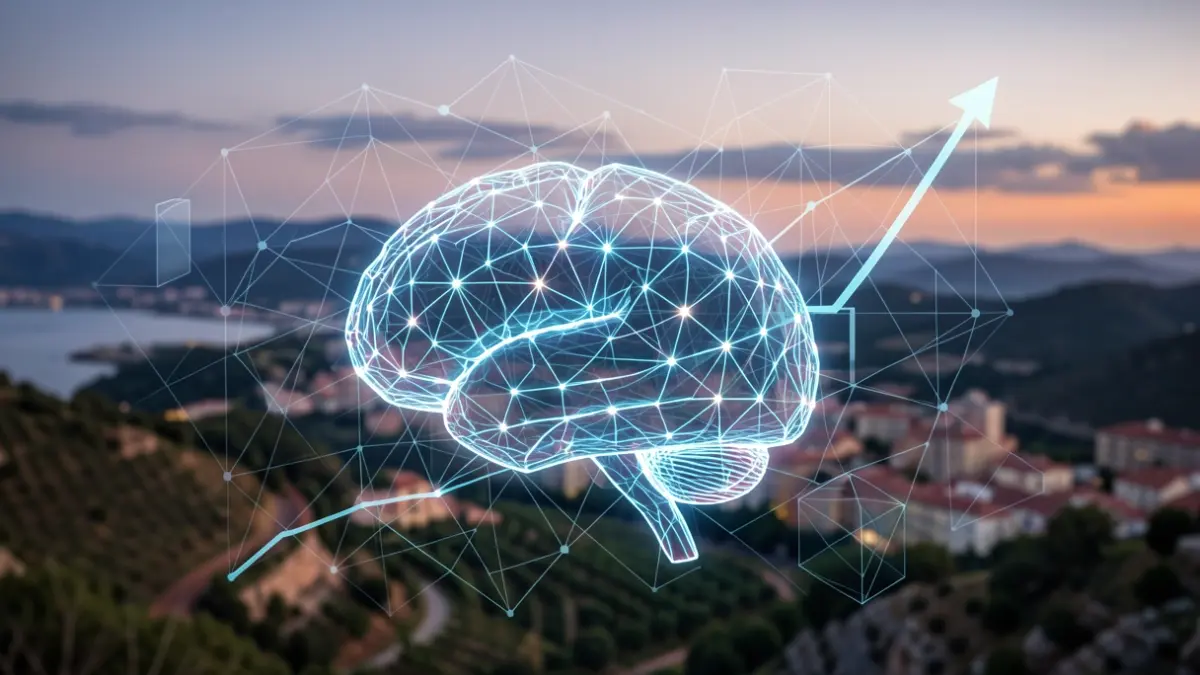Imagen genérica de la inteligencia artificial y el crecimiento empresarial.