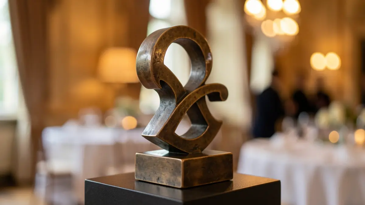 Generic image of a sculptural award.