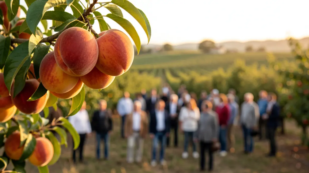 Generic image of peaches and nectarines in Catalonia.