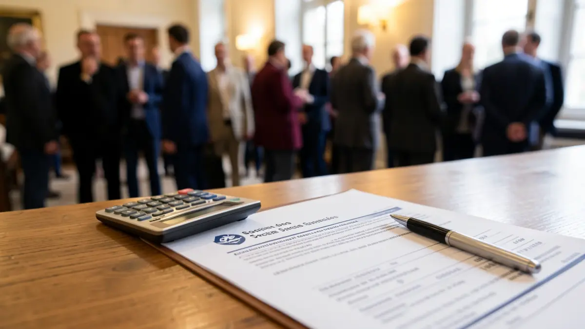 Generic image of Social Security documents and a calculator.