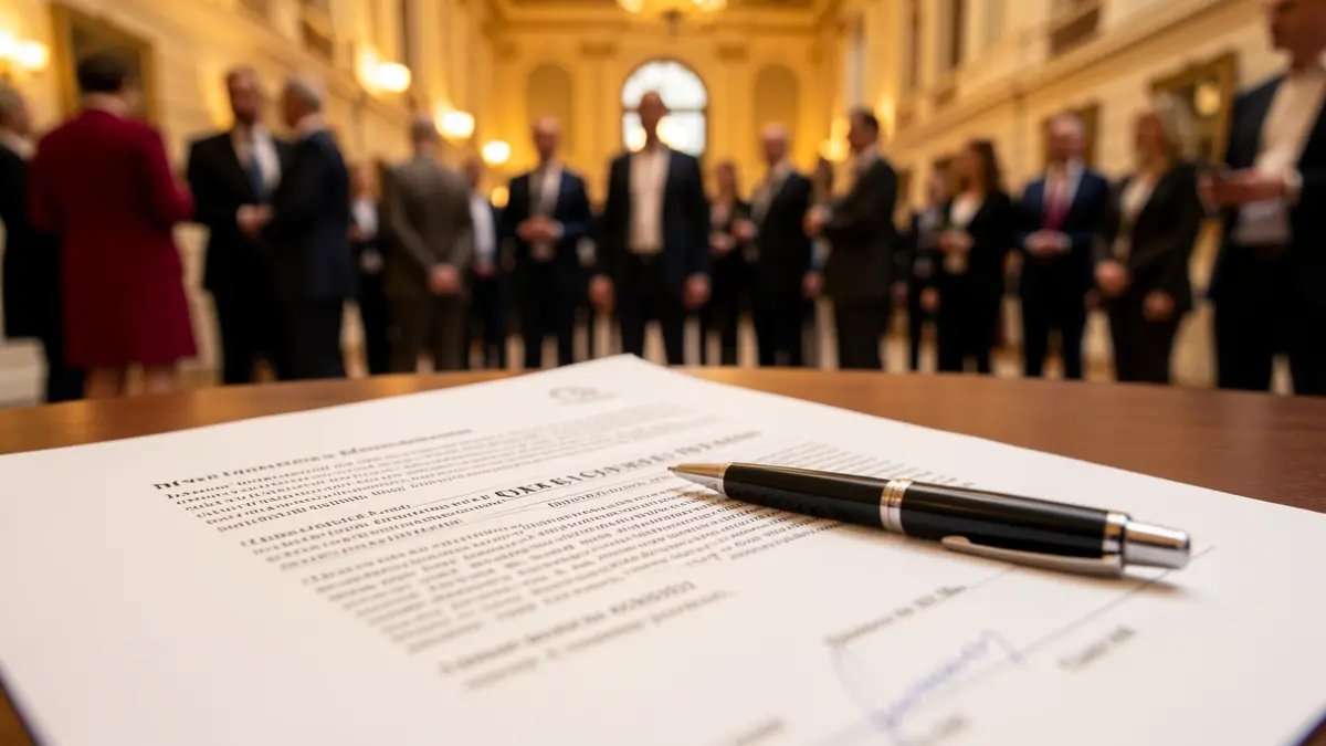 Generic image of a mortgage document with a pen.