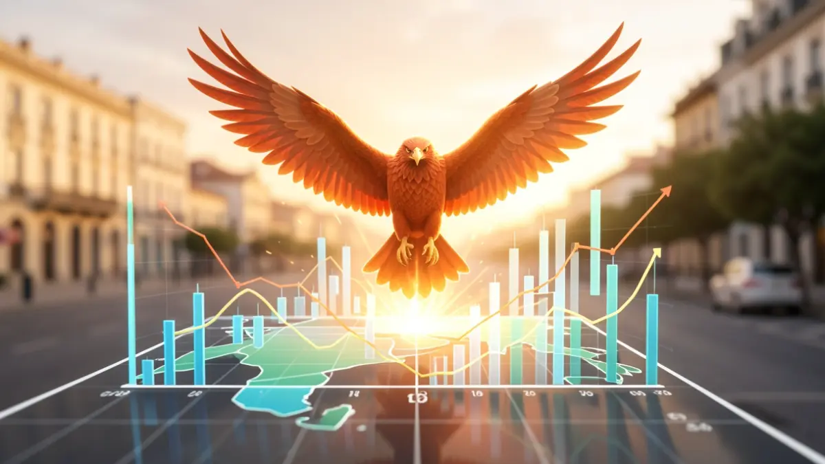 Generic image of a phoenix symbolizing a new economic model for Catalonia.