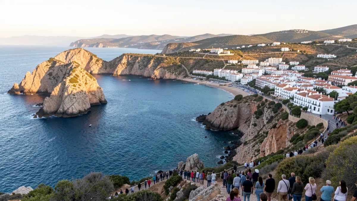 Generic image of the Baix Empordà coast with the Mediterranean Sea.