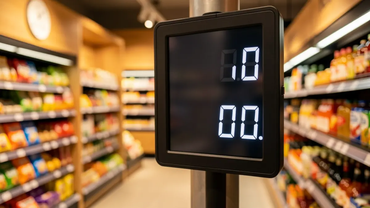 Imagen genérica de precios en un supermercado.
