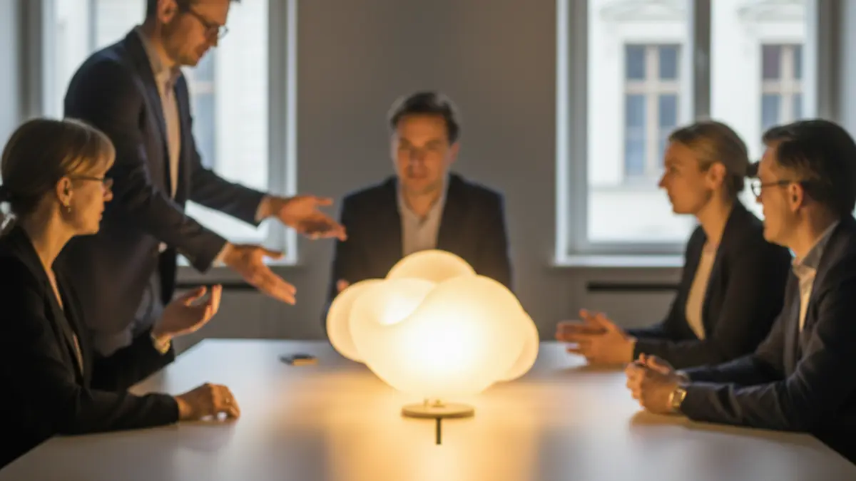 Generic image of people collaborating in an office setting, symbolizing teamwork.
