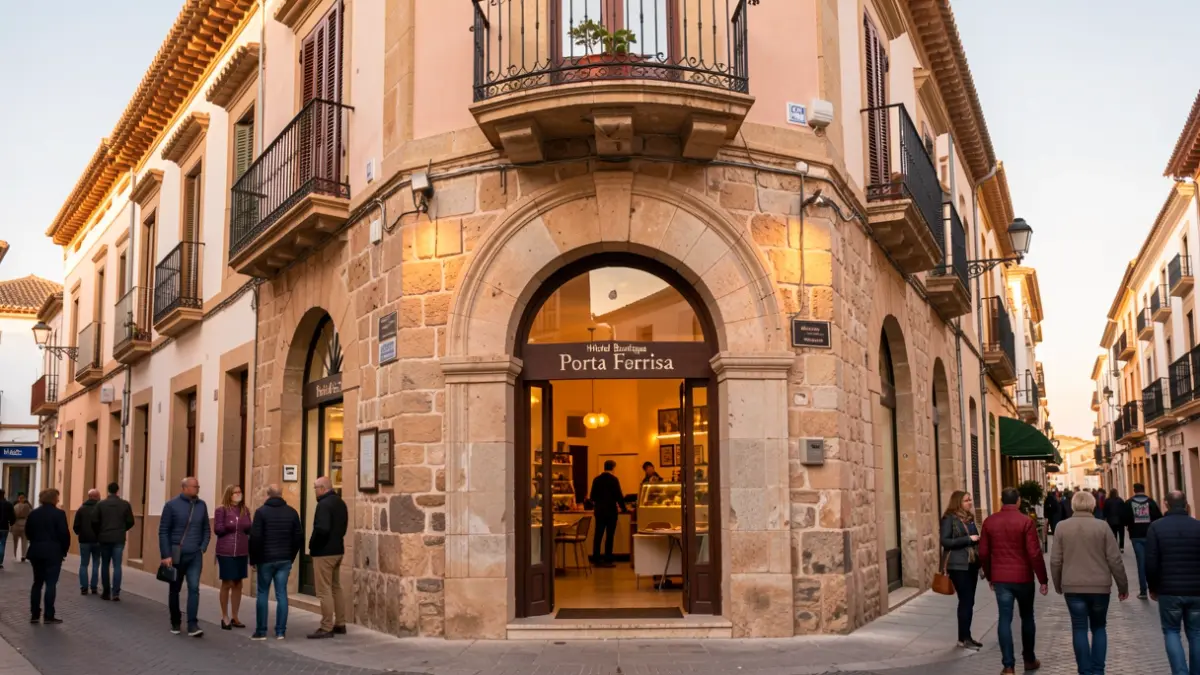 Imagen genérica de un hotel boutique en el casco antiguo de Alicante.