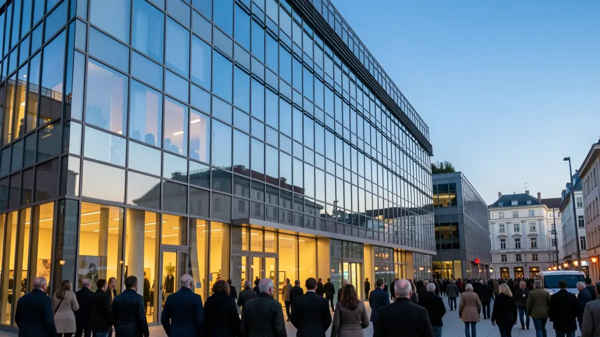 Generic image of a modern corporate building.