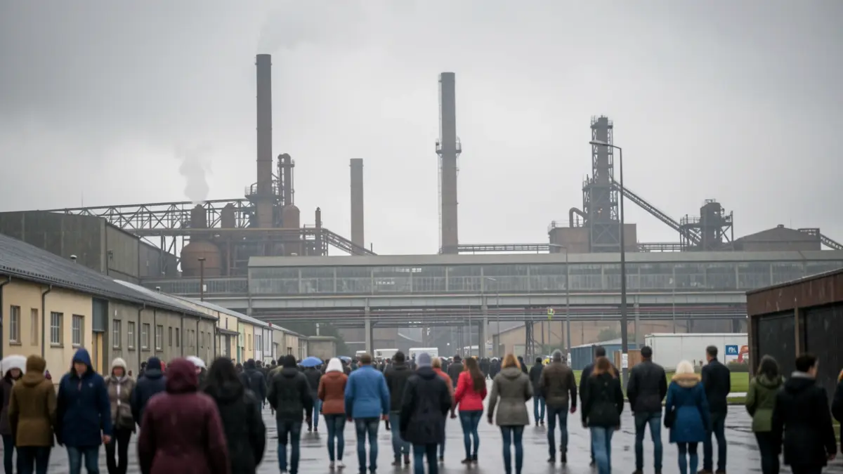 Imagen genérica de una zona industrial en un día nublado.