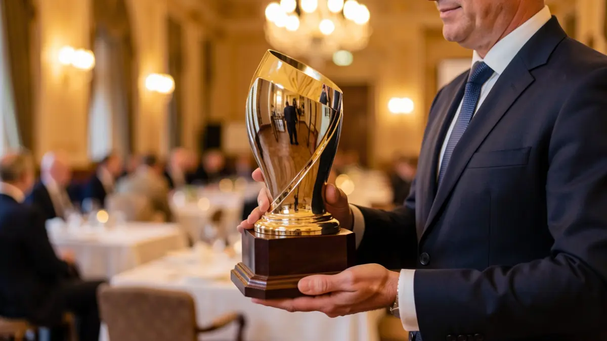 Imagen genérica de un premio empresarial.
